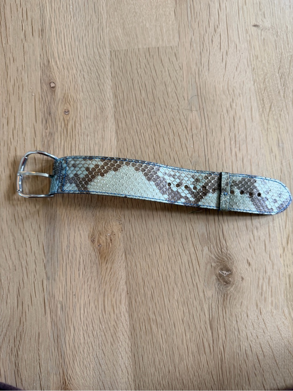 Balenciaga vintage circa 2010 python belt bracelet EUC retail $399